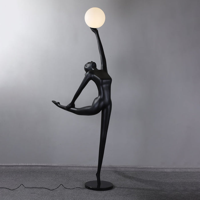 Rhythmic Gymnast Floor Lamp for Elegant Interiors - Simprolos