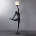 Rhythmic Gymnast Floor Lamp for Elegant Interiors - Simprolos