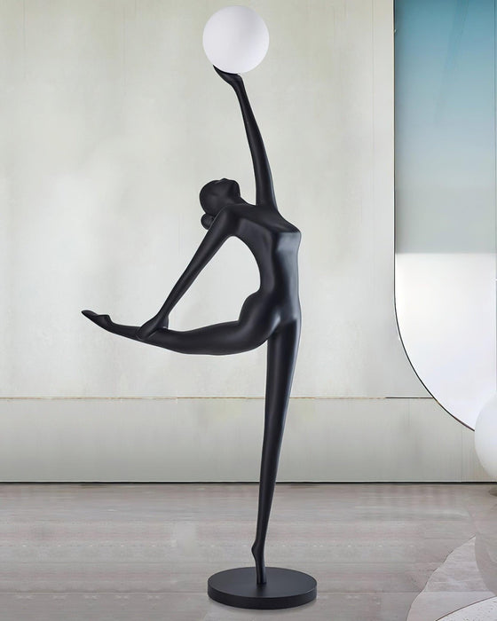 Rhythmic Gymnast Floor Lamp for Elegant Interiors - Simprolos