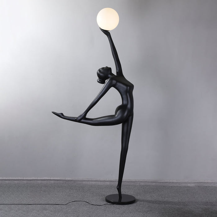 Rhythmic Gymnast Floor Lamp for Elegant Interiors - Simprolos