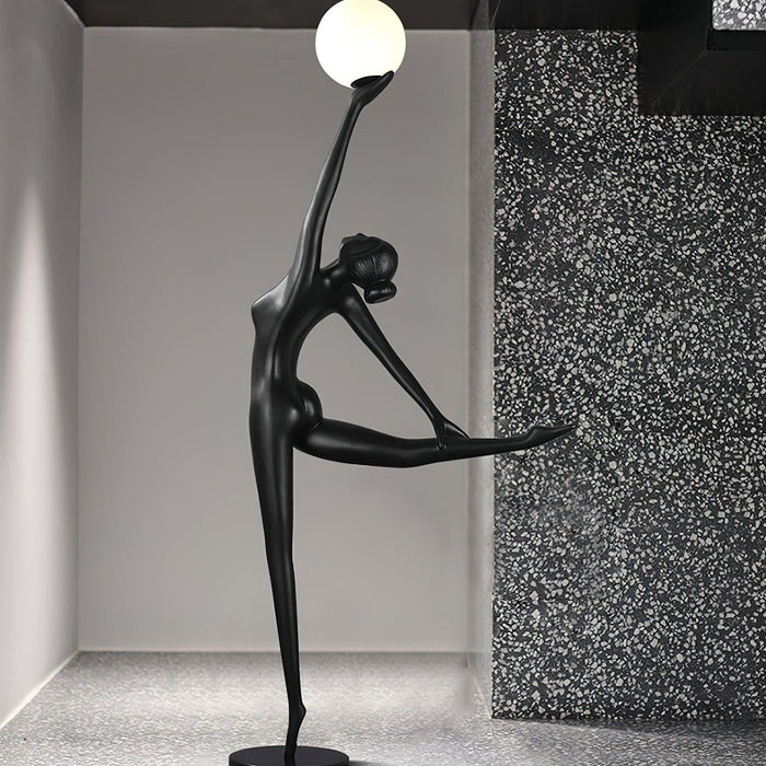 Rhythmic Gymnast Floor Lamp for Elegant Interiors - Simprolos