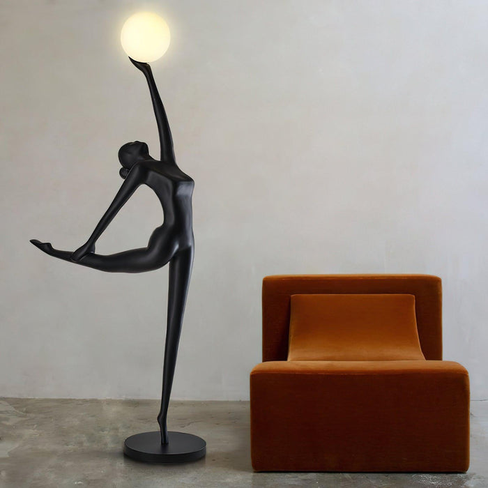 Rhythmic Gymnast Floor Lamp for Elegant Interiors - Simprolos