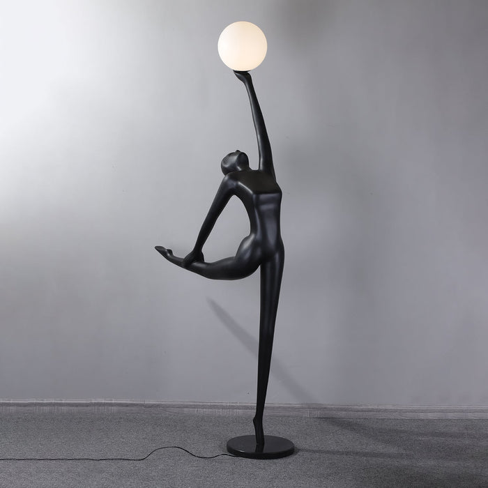 Rhythmic Gymnast Floor Lamp for Elegant Interiors - Simprolos