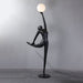 Rhythmic Gymnast Floor Lamp for Elegant Interiors - Simprolos