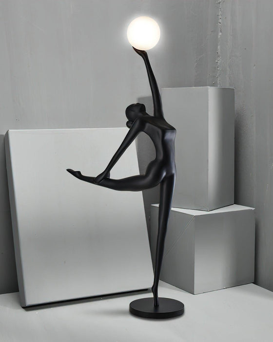 Rhythmic Gymnast Floor Lamp for Elegant Interiors - Simprolos