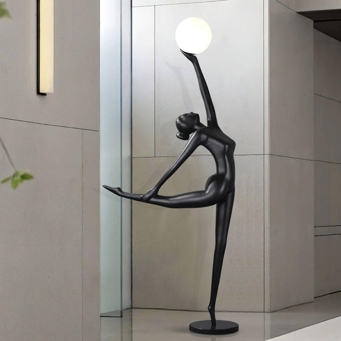 Rhythmic Gymnast Floor Lamp for Elegant Interiors - Simprolos