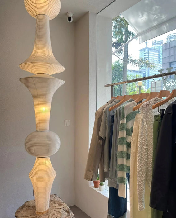 Rice Paper E Pendant Light - Simprolos