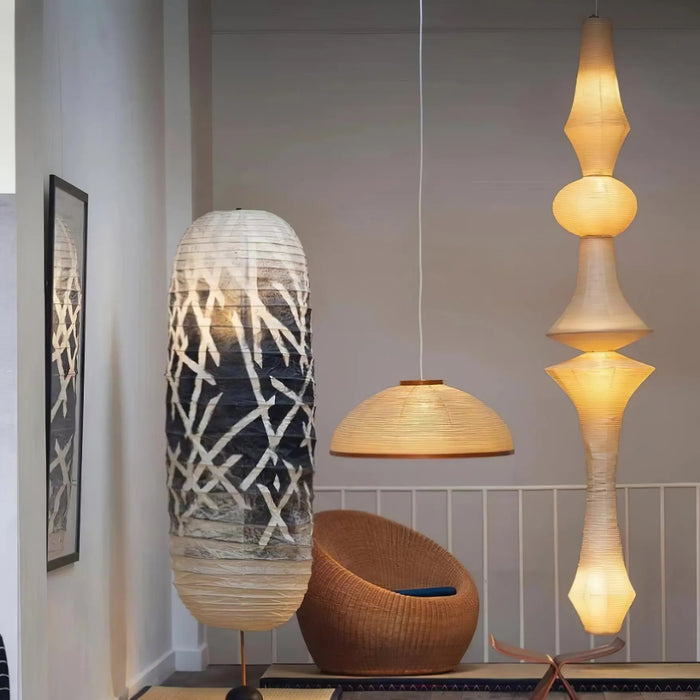 Rice Paper E Pendant Light - Simprolos
