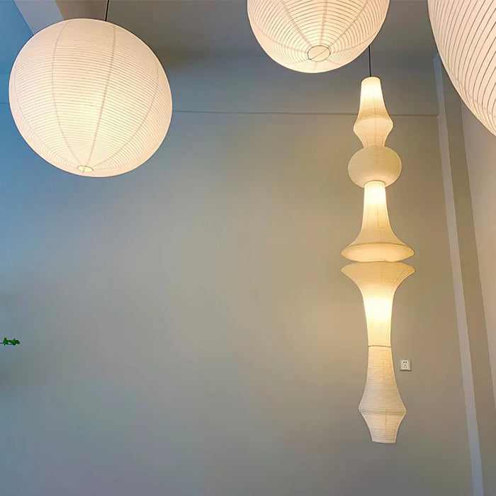 Rice Paper E Pendant Light - Simprolos