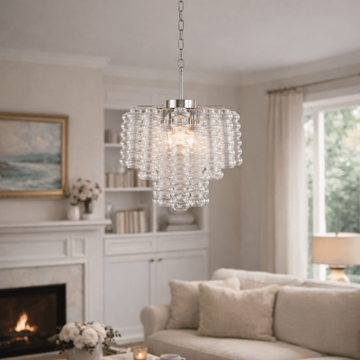 Ripple Column Chandelier - Simprolos