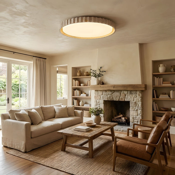 Riva Stone Ceiling Light - Simprolos