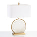 Roma White Alabaster Table Lamp - Simprolos