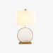 Roma White Alabaster Table Lamp - Simprolos