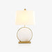 Roma White Alabaster Table Lamp - Simprolos