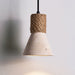 Rope Stone Cone Sconce - Simprolos