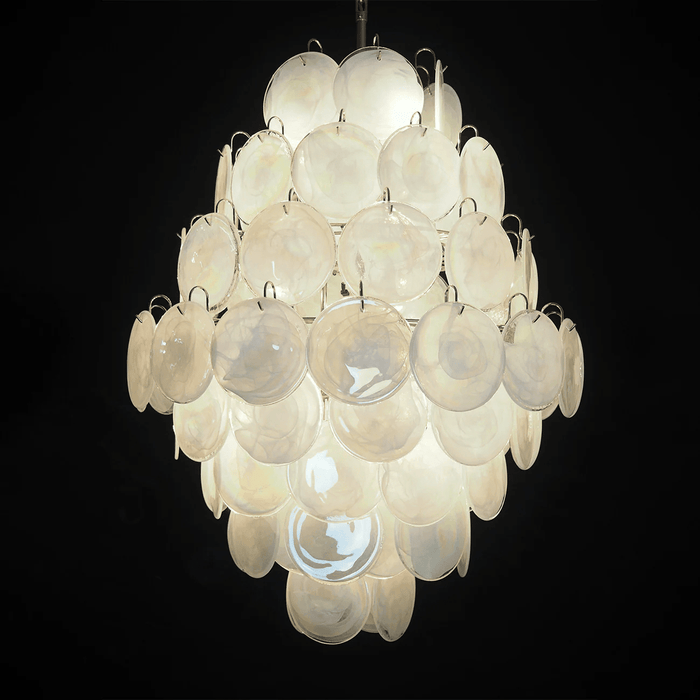 Rosa Glass Chandelier - Simprolos