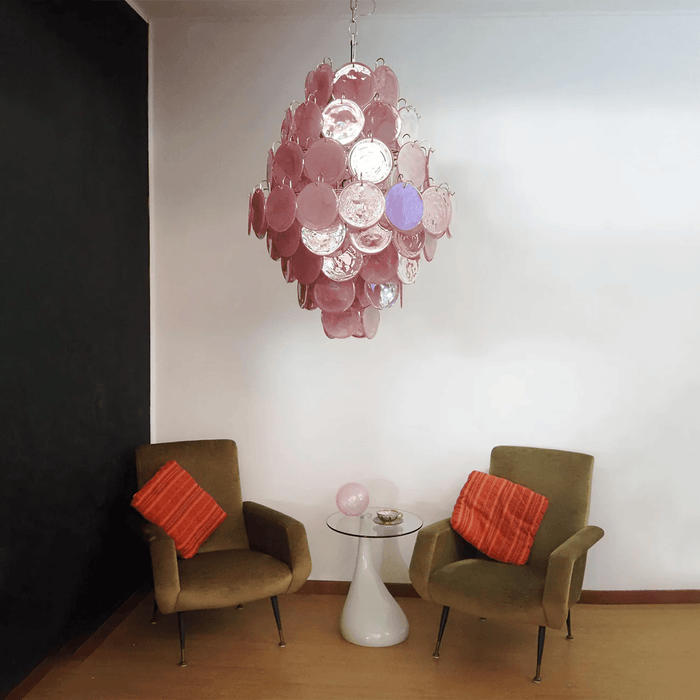 Rosa Glass Chandelier - Simprolos