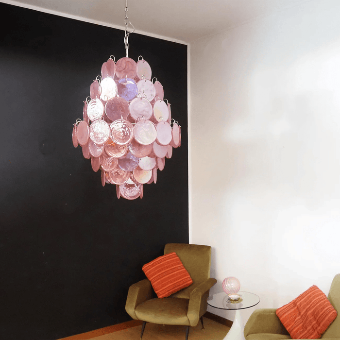 Rosa Glass Chandelier - Simprolos