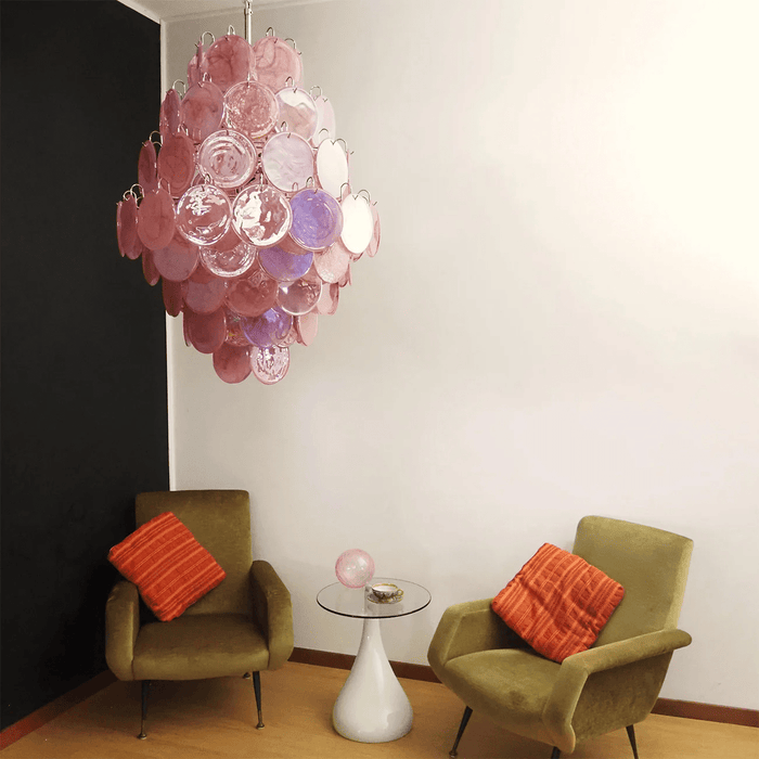 Rosa Glass Chandelier - Simprolos