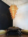 Rosalind Glass Amber Chandelier - Simprolos
