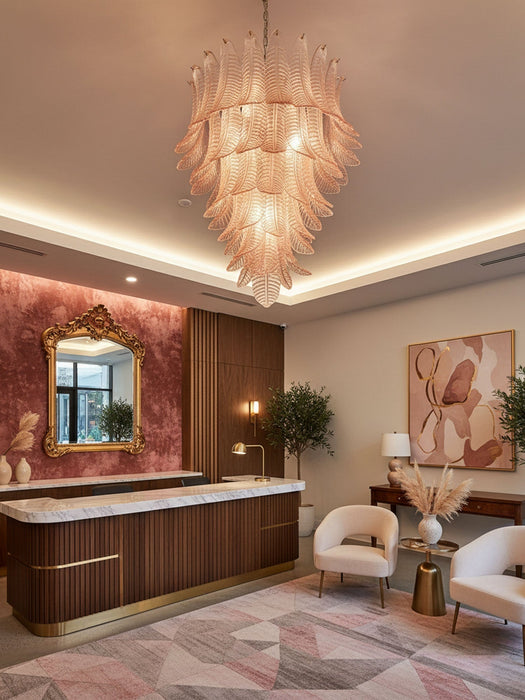 Rosalind Glass Chandelier - Simprolos