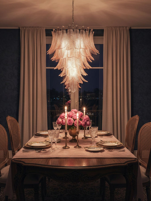 Rosalind Glass Chandelier - Simprolos