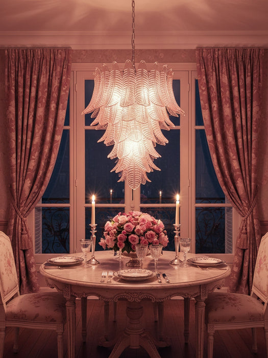 Rosalind Glass Chandelier - Simprolos