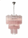 Rose Tubes Glass Chandelier - Simprolos