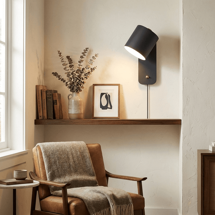 Rotatable Cylinder Plug - in Wall Lamp - Simprolos