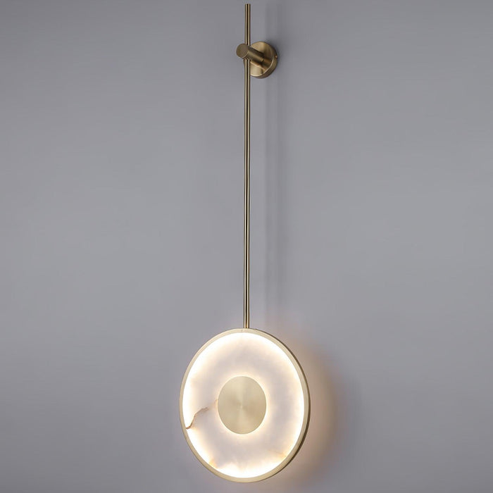 Round Alabaster Wall Lamp - Simprolos