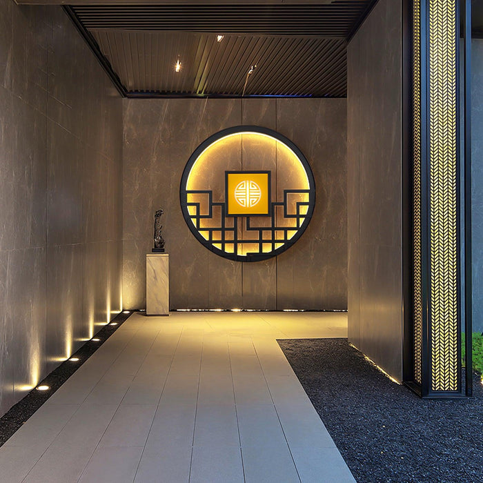 Round Outdoor Wall Light - Simprolos