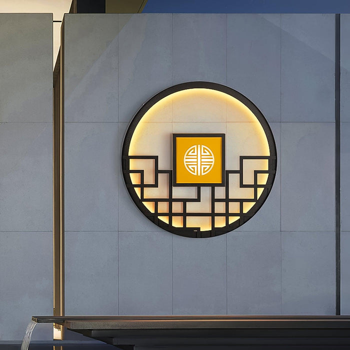 Round Outdoor Wall Light - Simprolos