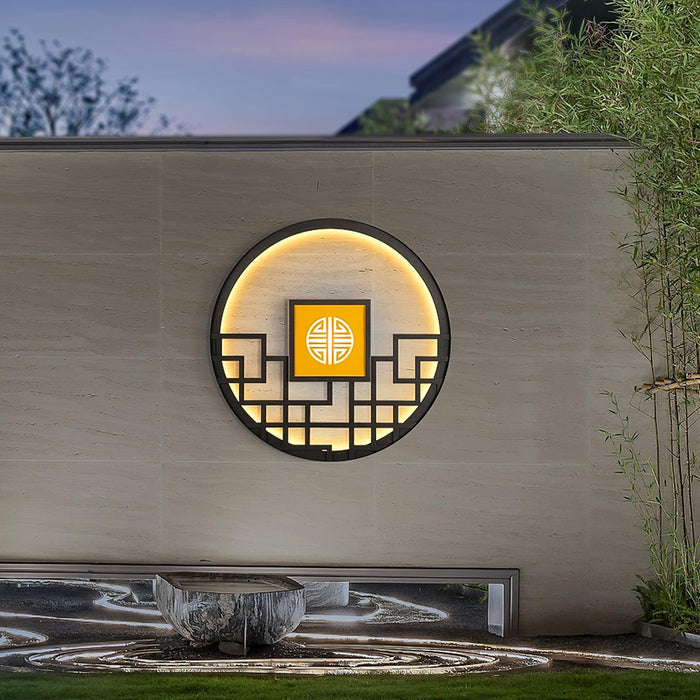 Round Outdoor Wall Light - Simprolos