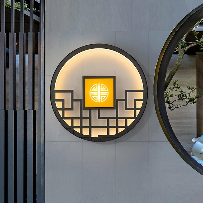 Round Outdoor Wall Light - Simprolos