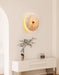Round Travertine Disk Wall Lamp - Simprolos