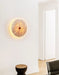 Round Travertine Disk Wall Lamp - Simprolos
