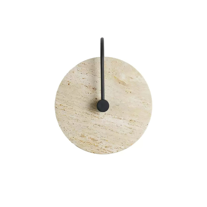 Round Travertine Wall Lamp - Simprolos