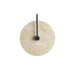 Round Travertine Wall Lamp - Simprolos