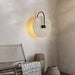 Round Travertine Wall Lamp - Simprolos