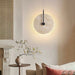 Round Travertine Wall Lamp - Simprolos