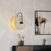 Round Travertine Wall Lamp - Simprolos
