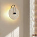 Round Travertine Wall Lamp - Simprolos