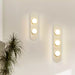 Rounded Travertine Wall Sconce - Simprolos