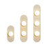 Rounded Travertine Wall Sconce - Simprolos