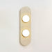 Rounded Travertine Wall Sconce - Simprolos