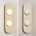 Rounded Travertine Wall Sconce - Simprolos