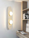 Rounded Travertine Wall Sconce - Simprolos