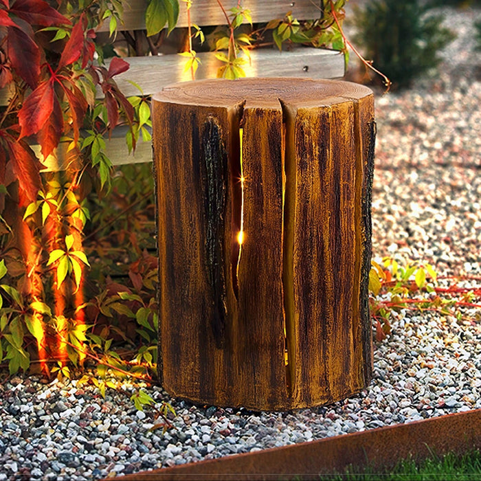Rustic Log Outdoor LED Light - Simprolos