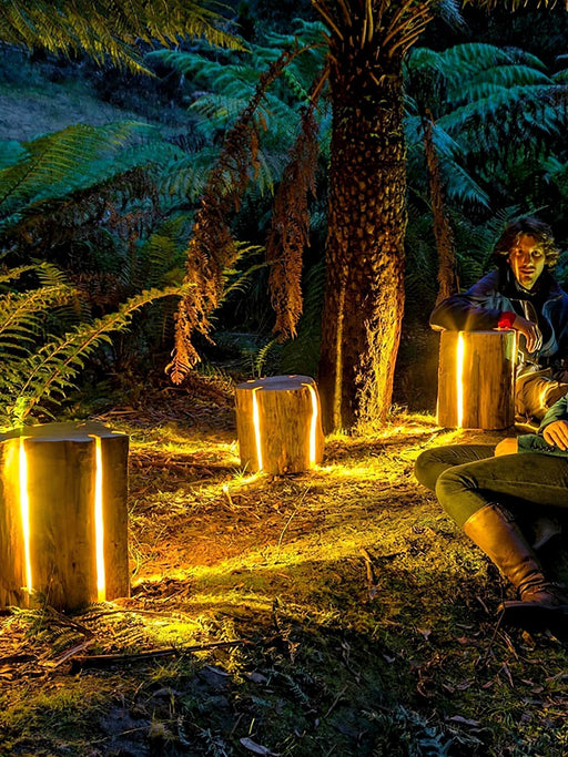 Rustic Log Outdoor LED Light - Simprolos