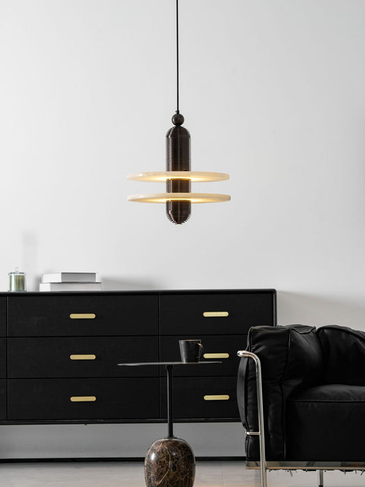 Saturn Alabaster Pendant Light - Simprolos